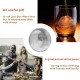Death Star Ice Cube Mold 2 Pack Silicone Star Wars Ice Molds Sphere Big Ice Ball Maker for Whiskey, Bourbon and Cola