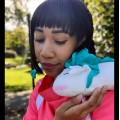 spirited away dragon neck pillow